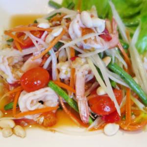 182.Seafood Papaya Salad
