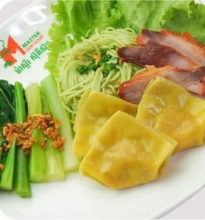 06.Noodle with Shrimp Wonton Roasted Pork(Soup &Dry)