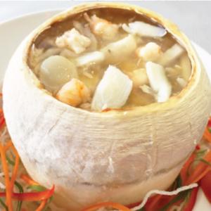 143.Braise Seafood Soup in Coconut