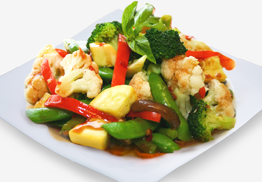 72.Fried Vegetable of all kinds with Oyster Sauce