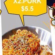 X2 Pork Spicy Noodle